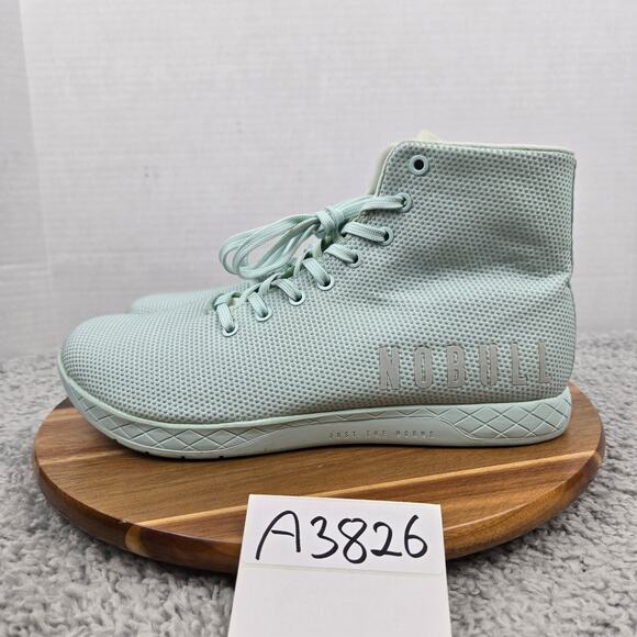 Nobull Project Mens 11 Outwork Blue Glass High Top Athletic Gym Training Shoe - Picture 1 of 13